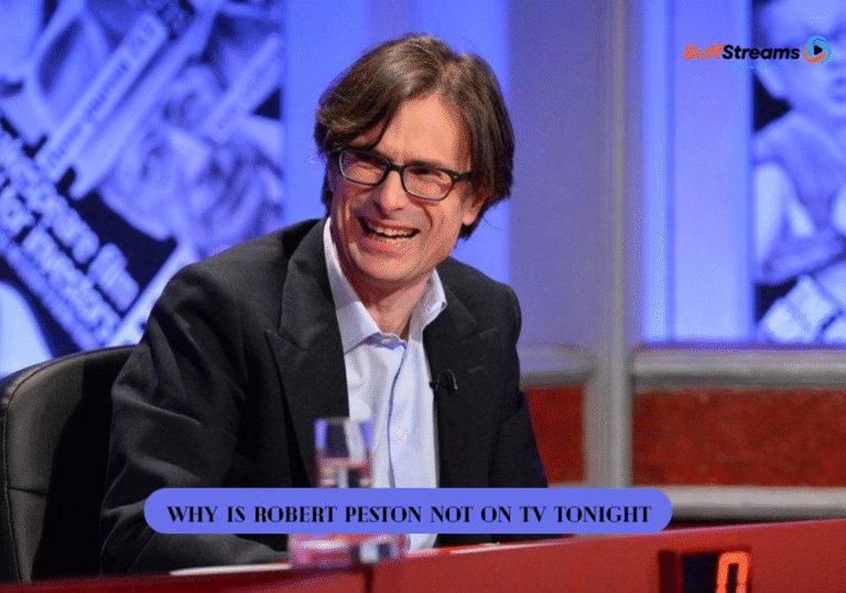 Why Is Robert Peston Not on TV Tonight