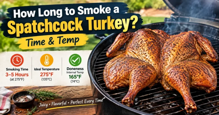 How long to smoke a spatchcock turkey