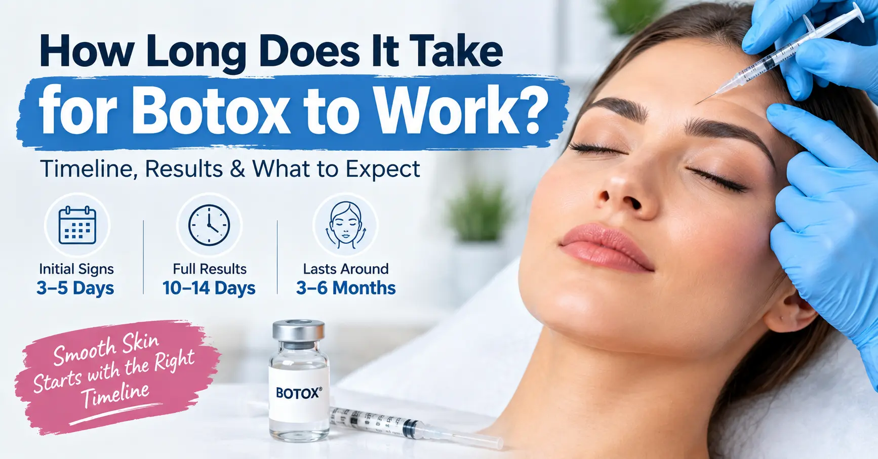How long does it take for Botox to work timeline