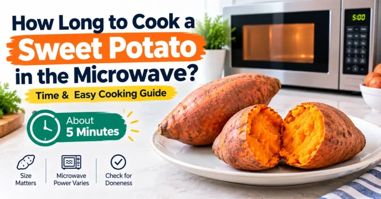 How long to cook a sweet potato in the microwave