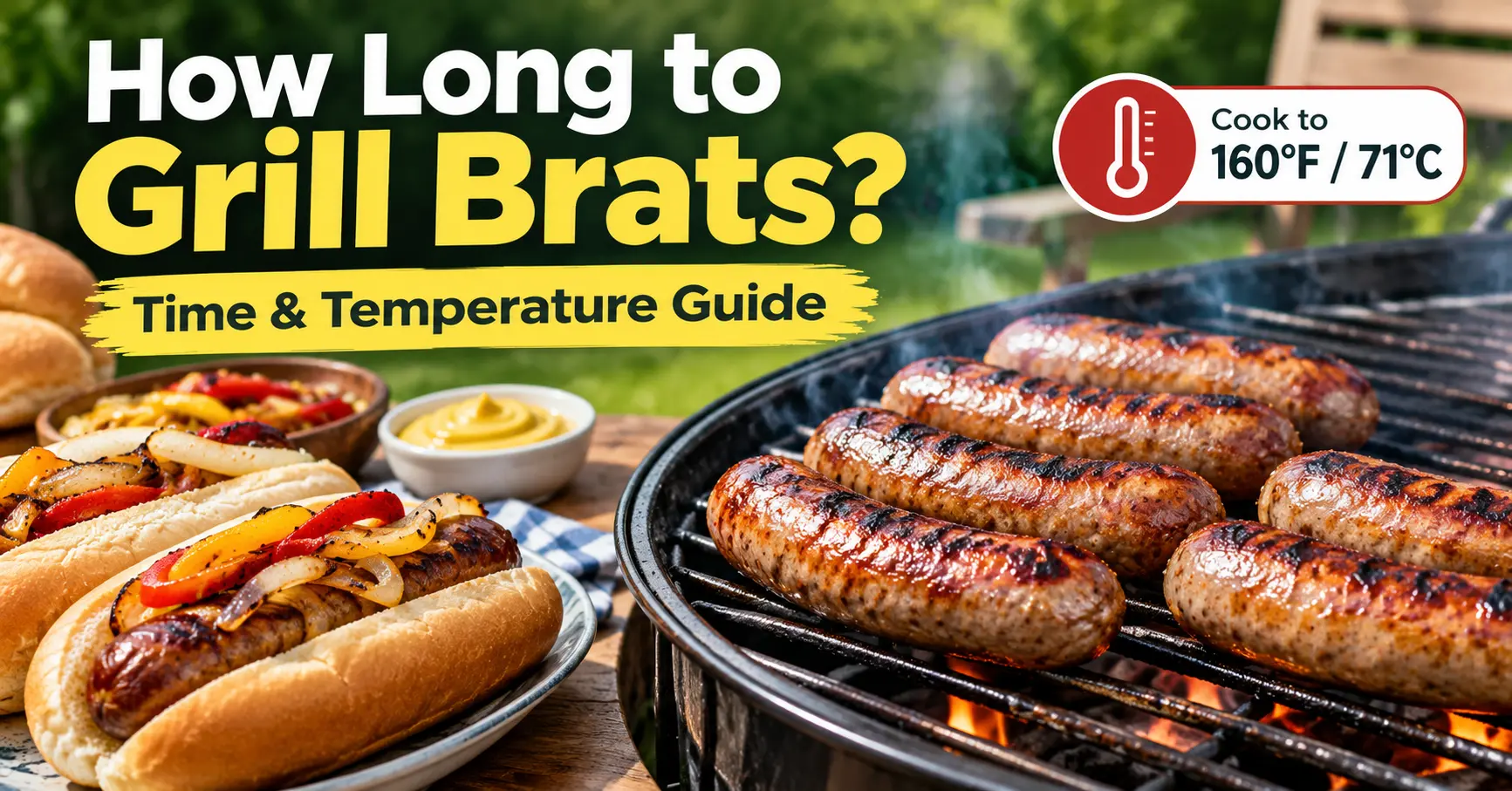 How long to grill brats time and temperature guide