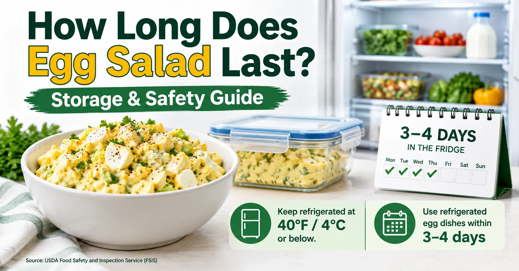 How Long Does Egg Salad Last? Storage and Safety Guide