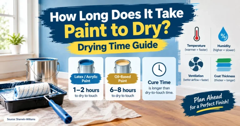 How Long Does It Take Paint to Dry? Drying Time Guide