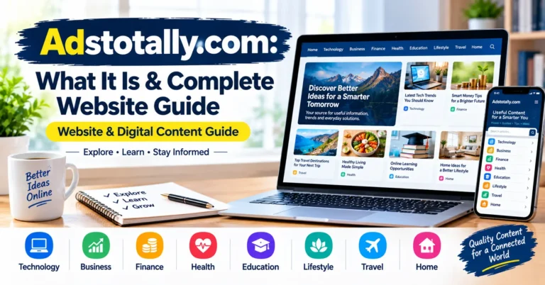 Adstotally.com website guide and digital content