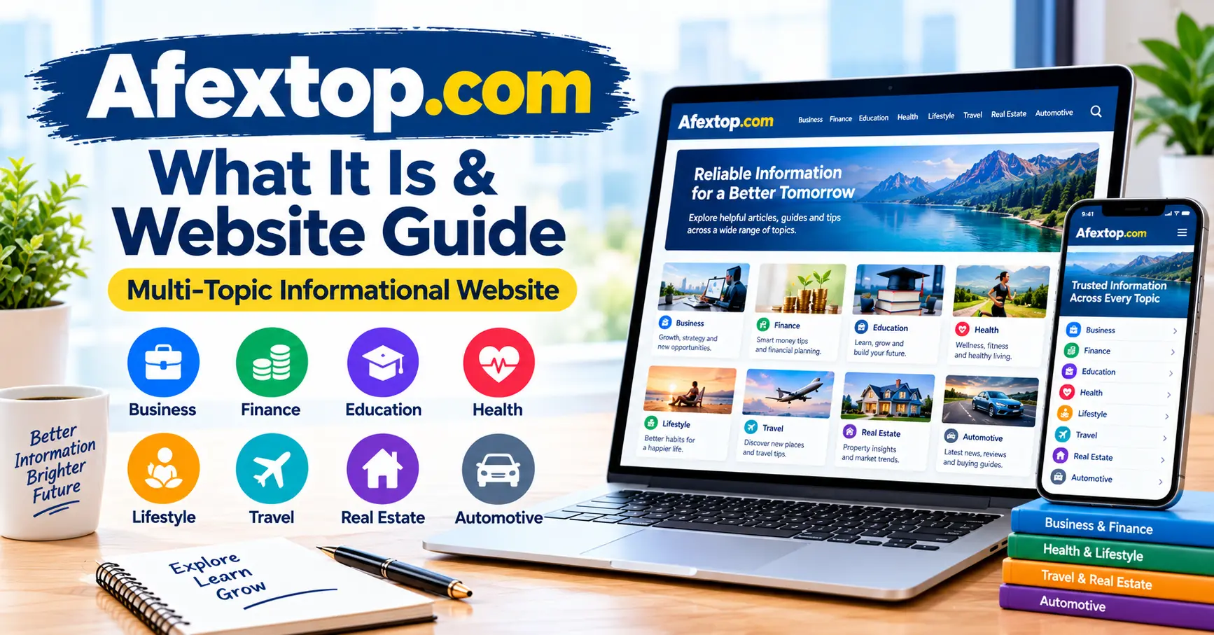 Afextop.com website guide and multi-topic content
