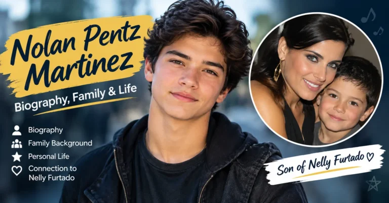 Nolan Pentz Martinez biography feature image about his family background and connection to Nelly Furtado.