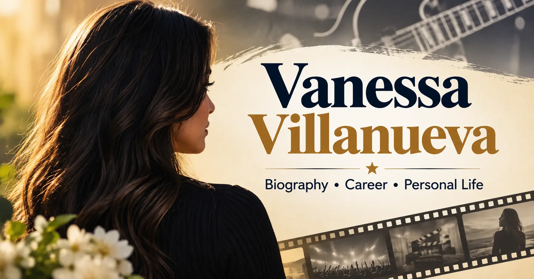Vanessa Villanueva biography feature image highlighting her career and personal life.